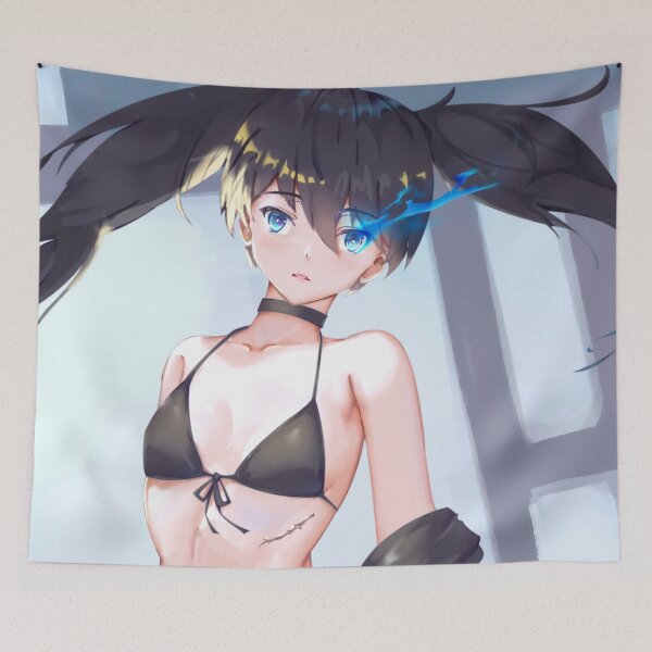 Item preview, Black Rock Shooter Black Rock Shooter Portrait Art designed and sold by delfinart.