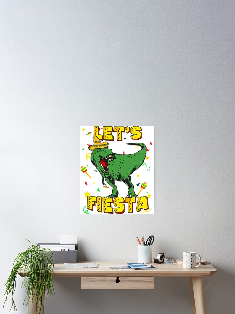 T Rex Cinco De Mayo Shirt Lets Fiesta Tyrannosaurus Dinosaur