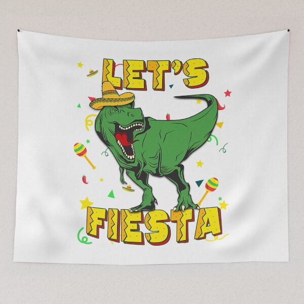 Item preview, T Rex Cinco De Mayo Tyrannosaurus Dinosaur Lets Fiesta designed and sold by HugheDemeyer.