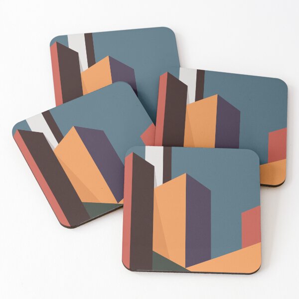 Item preview, Minimalist shape graphics - retro and vintage graphic art. architecture design. designed and sold by Boogosh.