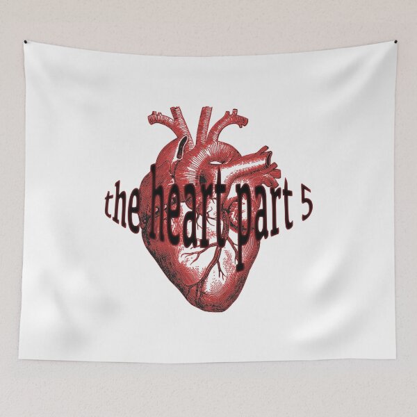 Item preview, anatomical heart for "The Heart Part 5" Kendrick Lamar designed and sold by VitaminRed.