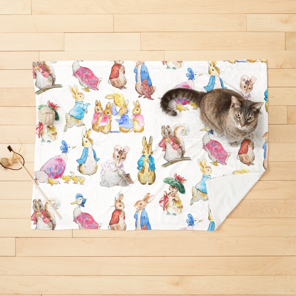 Tales of Peter Rabbit characters Beatrix Potter Pet Blanket