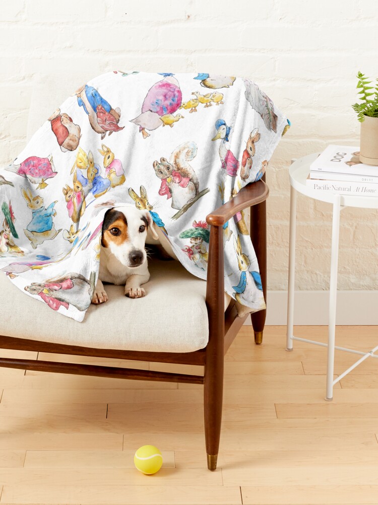 Alternate view of Tales of Peter Rabbit characters Beatrix Potter Pet Blanket