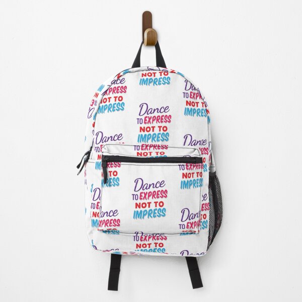 Item preview, 'Dance To Express Not To Impress' (White) designed and sold by The Button Gal.