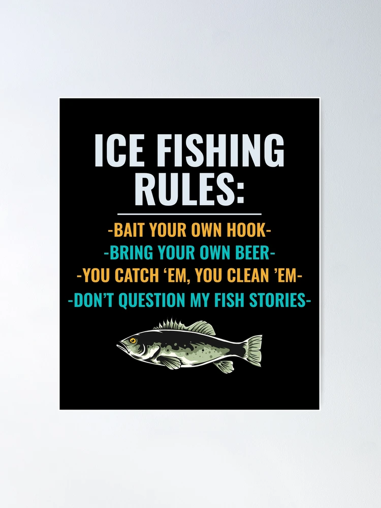 Funny Ice Fishing Quotes Fishing T