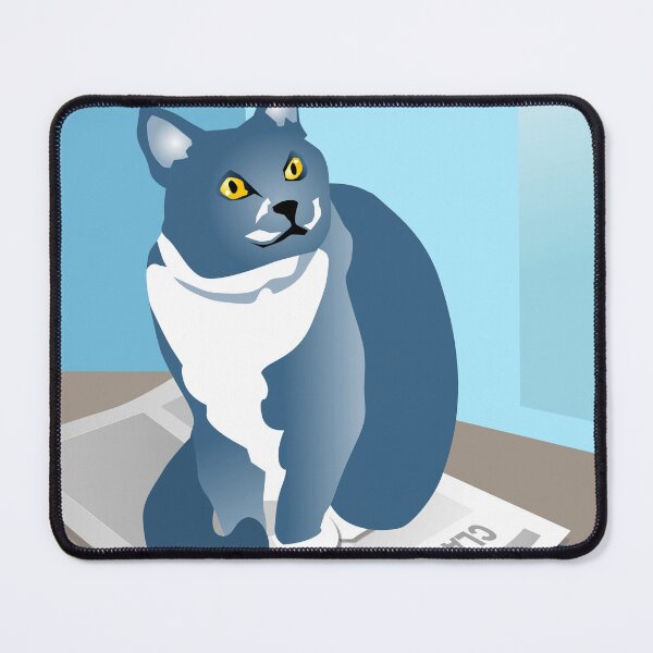 Item preview, Jack Cat Reads the News designed and sold by Patricia Howitt.