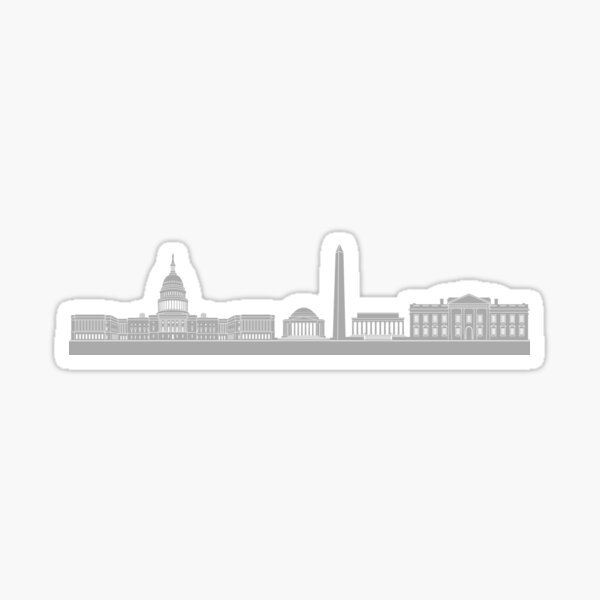 DC Skyline Sticker