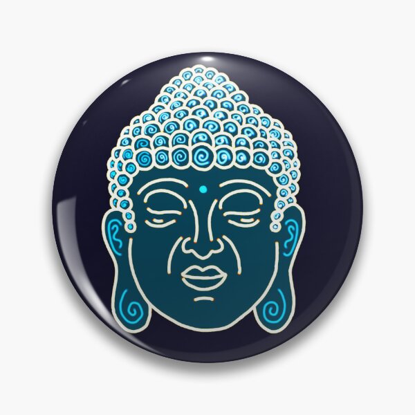 Item preview, blue buddha digital art- hand drawn art. designed and sold by Illustropedia ..