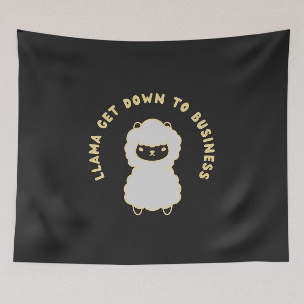 Item preview, Llama Get Down To Business designed and sold by GleamingGiant.