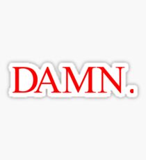 Kendrick Lamar DAMN. Red Sticker