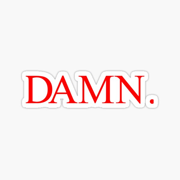 Item preview, Kendrick Lamar DAMN. Red designed and sold by Nick Burrill.
