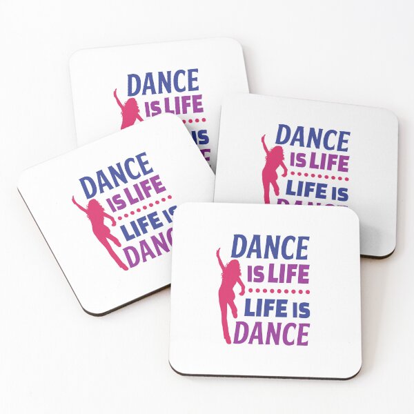 Item preview, 'Dance Is Life Life Is Dance' (White) designed and sold by The Button Gal.