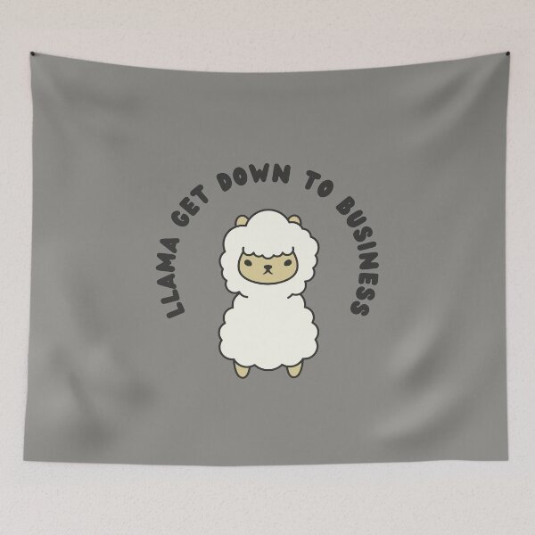 Item preview, Llama Get Down To Business designed and sold by GleamingGiant.