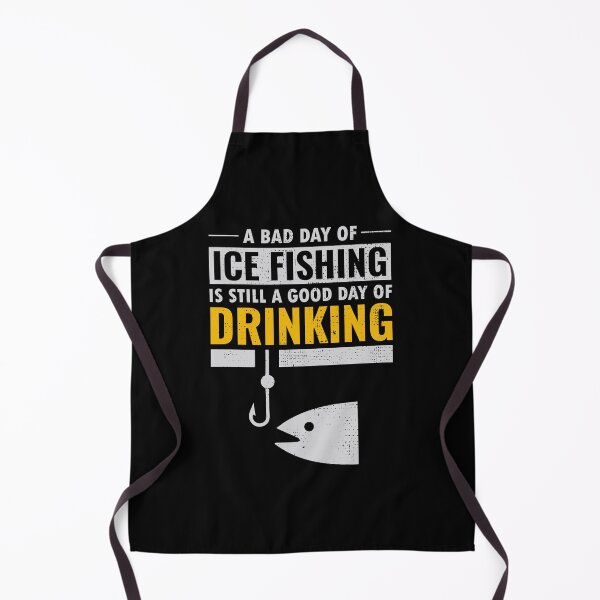 Item preview, Ice Fishing Beer Drinking Winter Camping Fish designed and sold by CuteDesigns1.