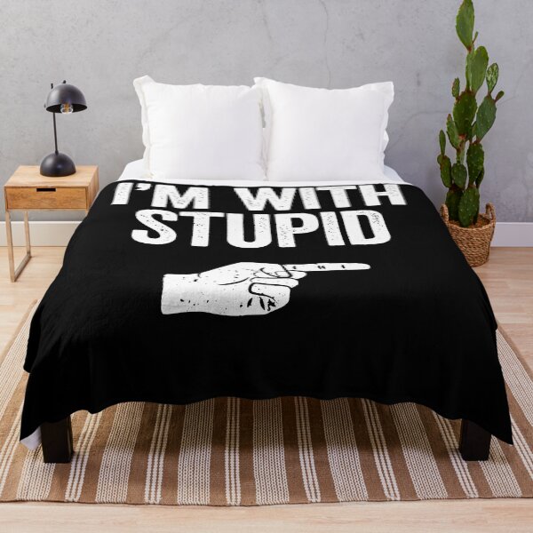 Item preview, Funny Sarcastic I'm With Stupid designed and sold by Henderson8769.