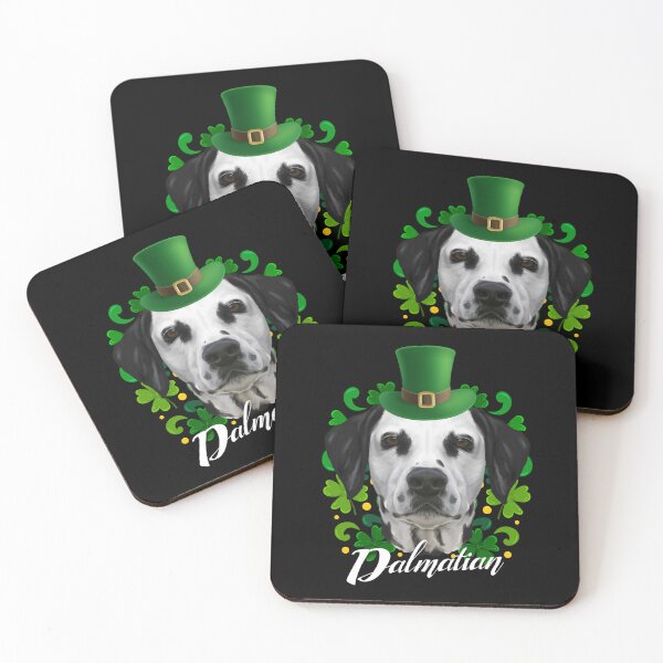 Item preview, St Patrick's Day Irish Saint Patrick's Shamrock Happy Dalmatian designed and sold by Barnissim.