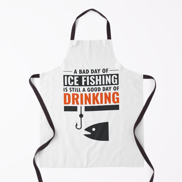 Item preview, Ice Fishing Beer Drinking Winter Camping Fish designed and sold by CuteDesigns1.