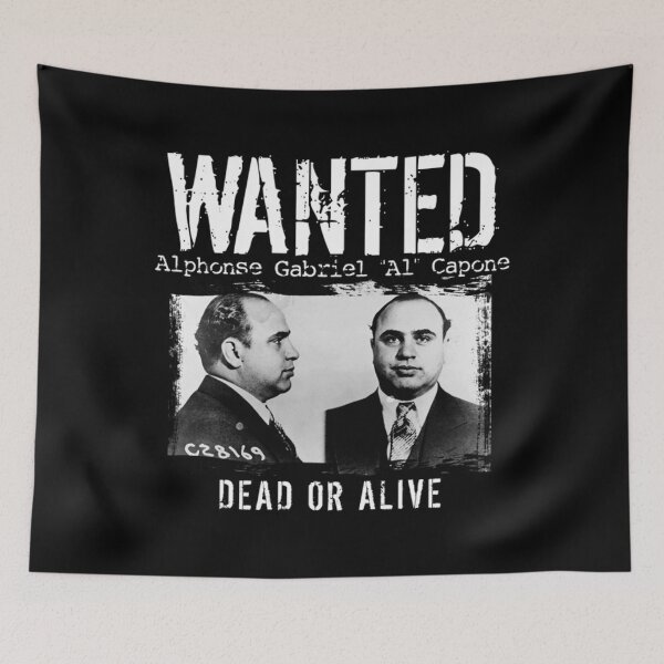 Item preview, Al Capone Mugshot - Wanted Dead Or Alive designed and sold by NicoleBaron.