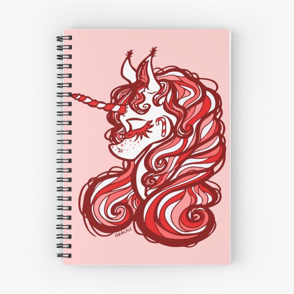 Item preview, Candy Cane Unicorn designed and sold by JanGrackle.