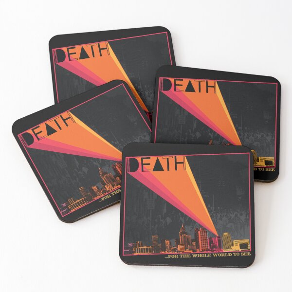 Item preview, Death - For The Whole World To See Album Cover (Black Background) designed and sold by DOS Games.