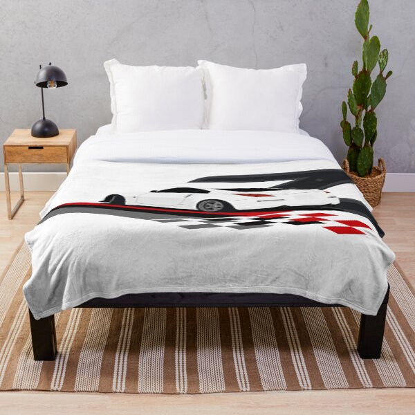Nissan 350z (White) Throw Blanket