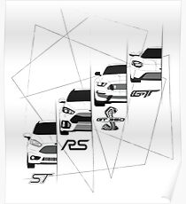 Ford Performance (Black) Poster