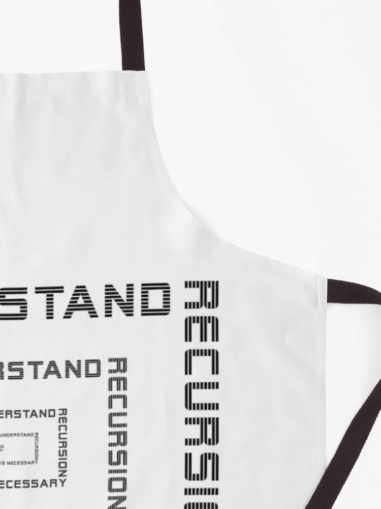 Thumbnail 3 of 6, Apron, Recursion - multiple designed and sold by wagnerps.