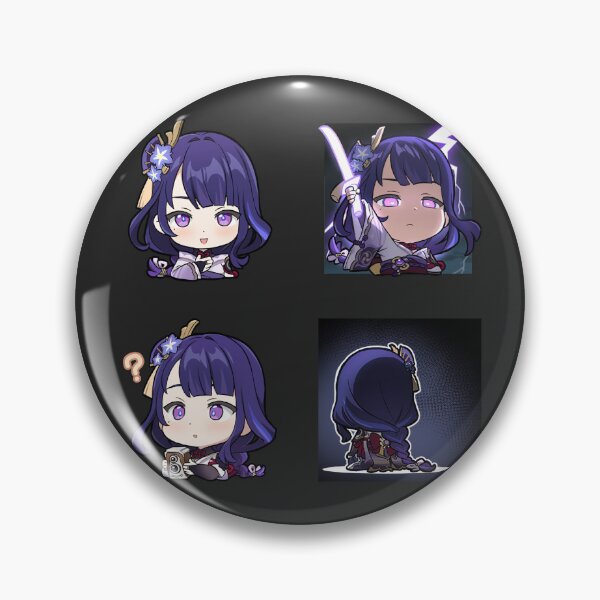Item preview, Chibi Raiden Pack - Genshin Impact designed and sold by 1umynst.