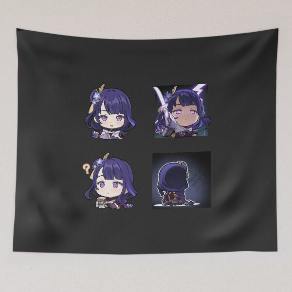 Item preview, Chibi Raiden Pack - Genshin Impact designed and sold by 1umynst.
