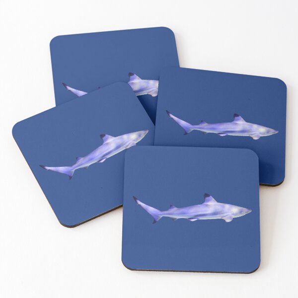 Item preview, Lesser blacktip shark, Natural, blue designed and sold by CreaVisArt.