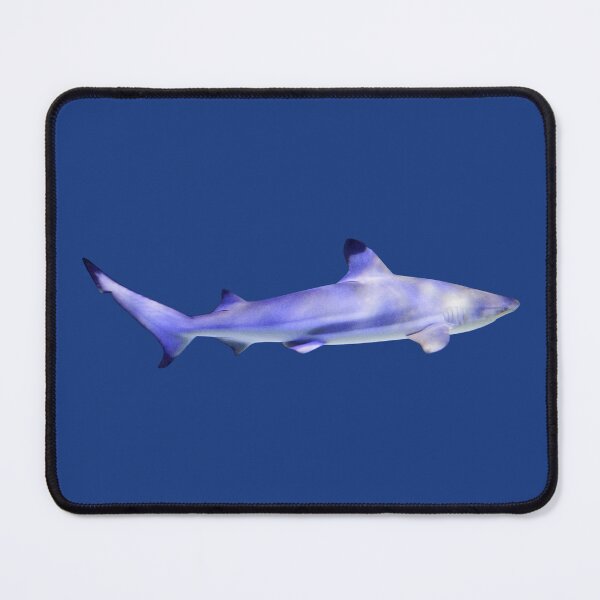 Item preview, Lesser blacktip shark, Natural, blue designed and sold by CreaVisArt.