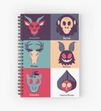 Cryptids Spiral Notebook