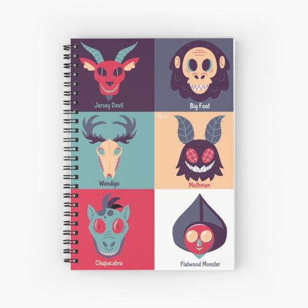 Cryptids Spiral Notebook