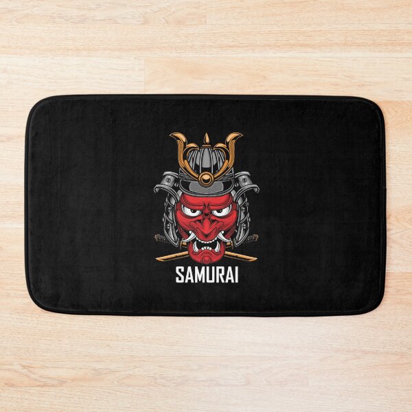 Item preview, Japanese Samurai Red Oni Mask Helmet designed and sold by BakaOutfit.