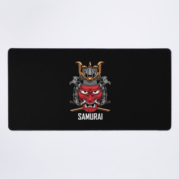 Item preview, Japanese Samurai Red Oni Mask Helmet designed and sold by BakaOutfit.