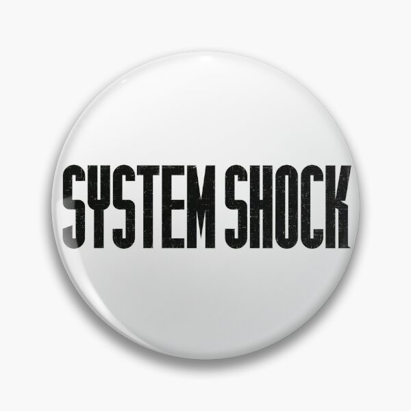 Item preview, System Shock Logo Black designed and sold by DOS Games.