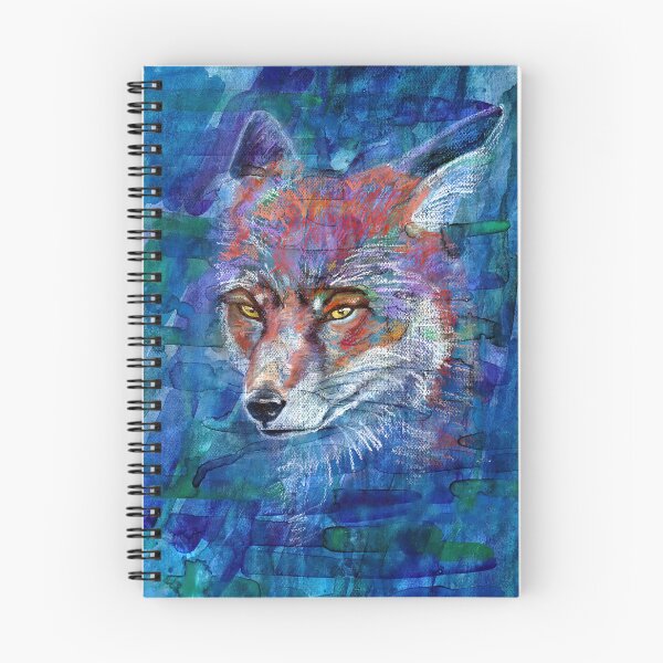 Item preview, cold angry arrogant fox in blue designed and sold by AitmaneART.