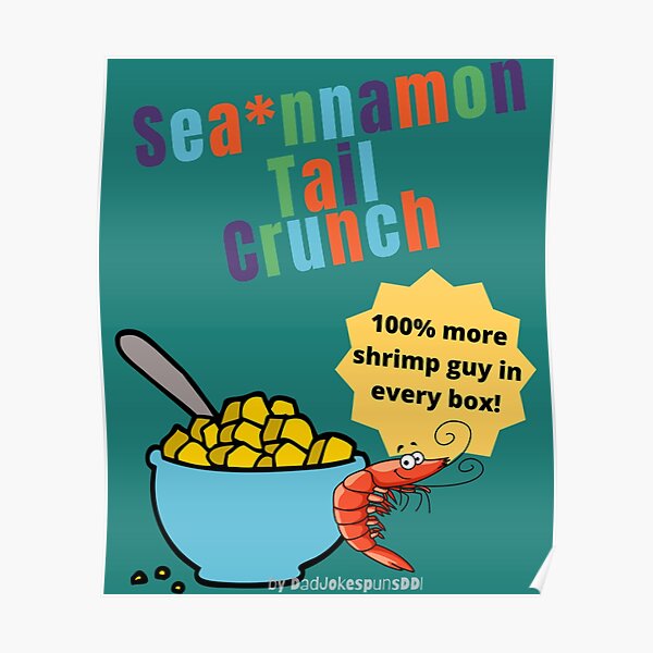 "Seannamon Tail Crunch Shrimp Guy! Parody Cinnamon Toast Crunch