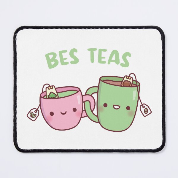 Cute Teacup and Teapot Bes Teas Besties Tea Pun - Bestie - Magnet