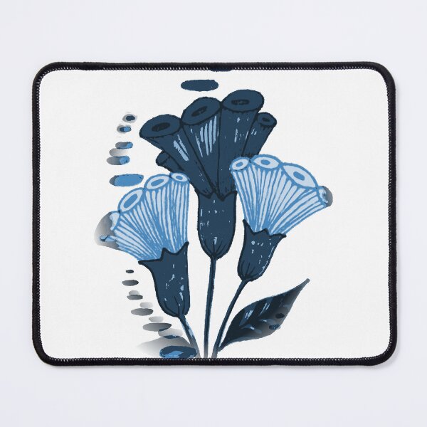Item preview, Blue Hope Poster Style Flowers designed and sold by ckylin.