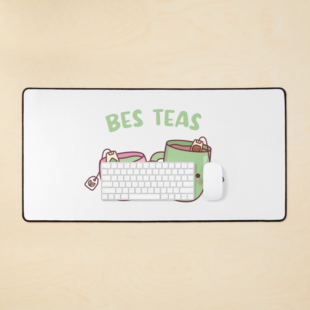 "Cute Mugs Bes Teas Besties" Sticker for Sale by rustydoodle | Redbubble