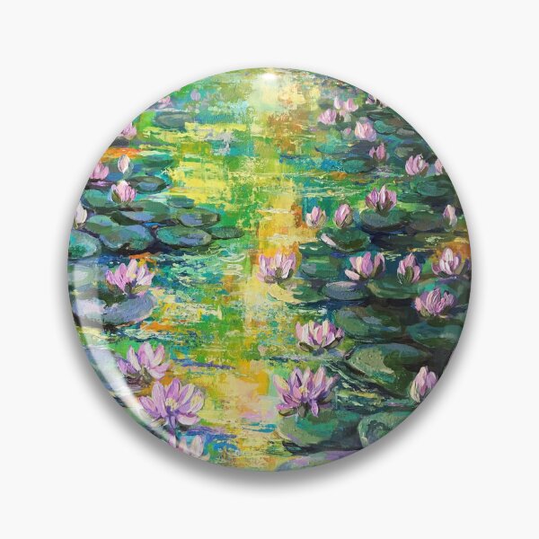 Item preview, Sunset on Lilly pond designed and sold by ColetteBaumback.