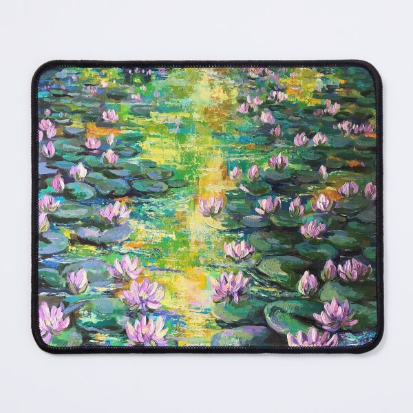 Item preview, Sunset on Lilly pond designed and sold by ColetteBaumback.