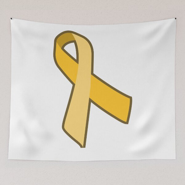 Item preview, Yellow - Armed Forces, Childhood Cancer, Suicide Prevention designed and sold by cjackvony.