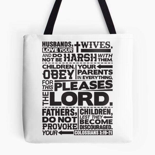 Item preview, Colossians 3:19-21 Happy Family designed and sold by plushism.