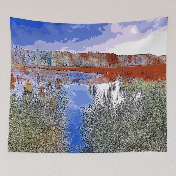 Item preview, Autumn landscape, color print designed and sold by artdragongift 15.