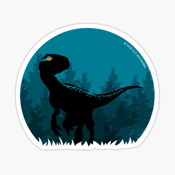 Blue Raptor Jurassic World Sticker