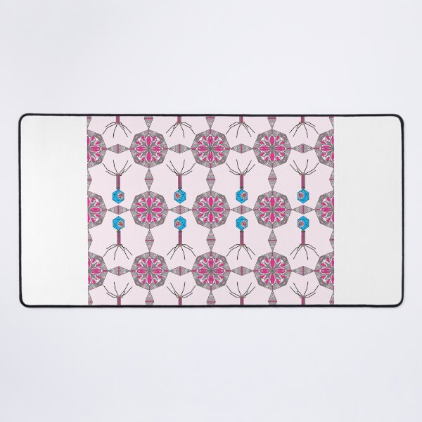 Item preview, The Pink Viral Cell in Mandala Design Pattern designed and sold by MyMemoriesArts.