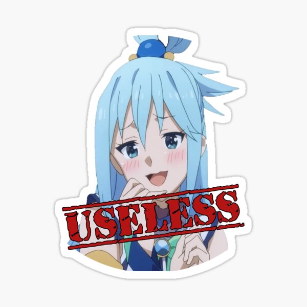 Konosuba: Aqua is a useless Goddess Sticker