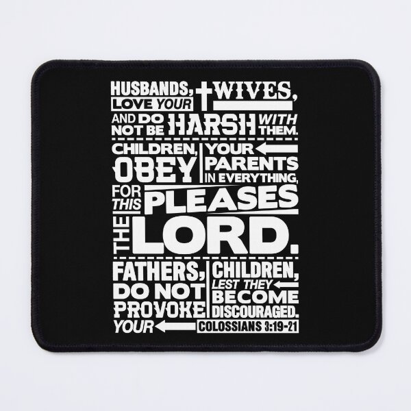 Item preview, Colossians 3:19-21 Happy Family designed and sold by plushism.